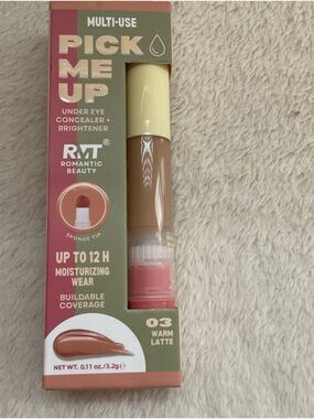 RVT Pick Me Up Under Eye Concealer + Brightener - Warm Latte (03)